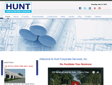 Tablet Screenshot of huntcorp.com